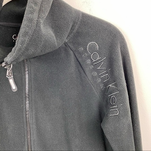 Calvin Klein Performance Fleece zip up jacket - Picture 2 of 7